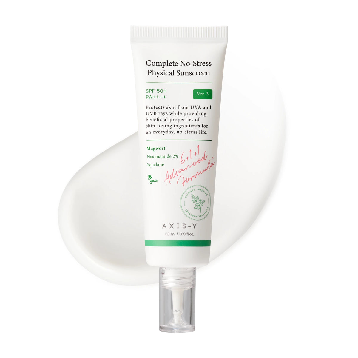 AXIS-Y Complete No Stress Physical Sunscreen SPF50+