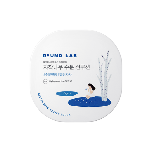 Round Lab Birch Juice Moisturizing Sun Cushion SPF50+