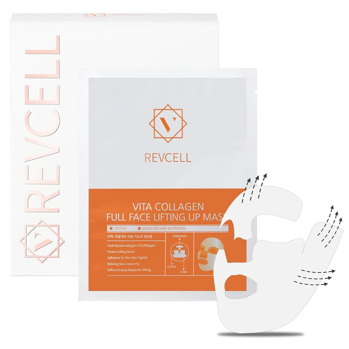 REVCELL Vita Collagen Full Face Lifting-Up Mask (1pc)