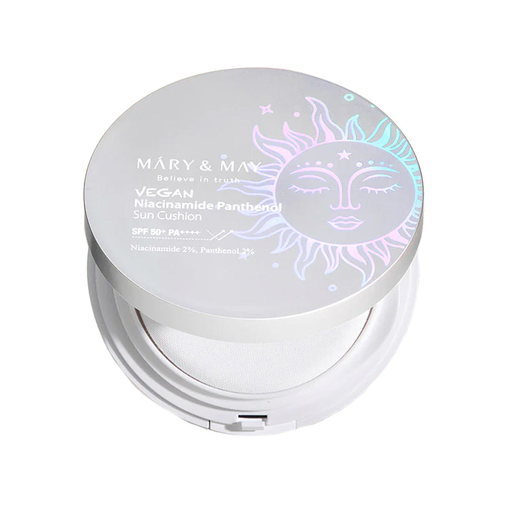 Mary&May Vegan Niacinamide Panthenol Sun Cushion SPF50+ PA++++