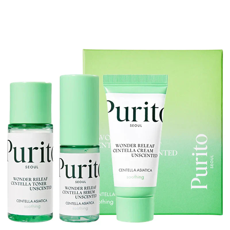 Purito Wonder Releaf Centella Mini Kit Unscented
