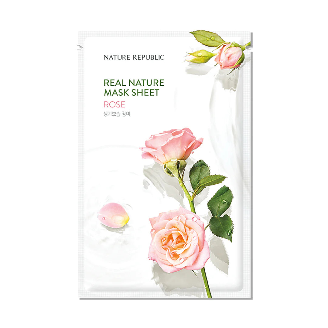 Nature Republic Real Nature Sheet Mask Rose