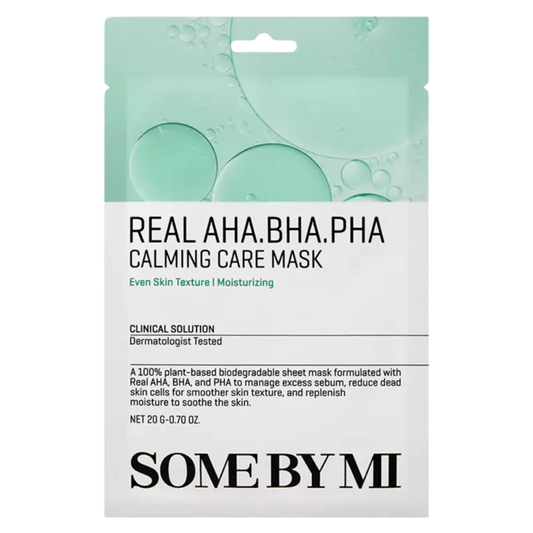 some By Mi Real AHA BHA PHA calming care mask bubustore